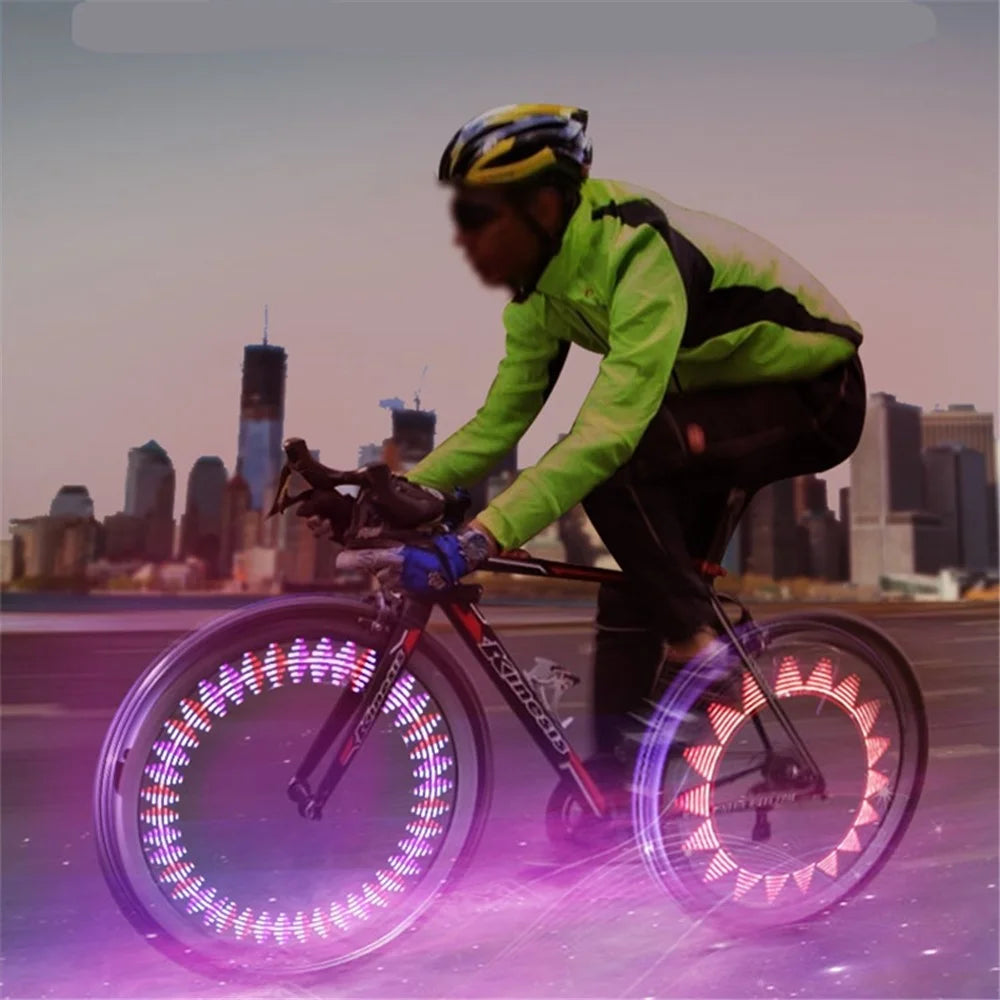 LEADBIKE LD42 Bicycle Wheel Light Waterproof Cycling Flashing Safety Bike Light Cool Decoration Flash 30 Patterns - 2