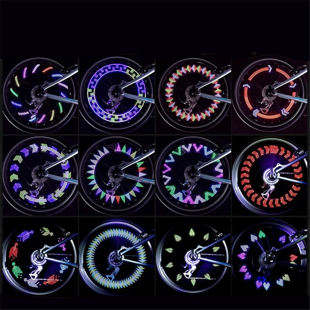 LEADBIKE LD42 Bicycle Wheel Light Waterproof Cycling Flashing Safety Bike Light Cool Decoration Flash 30 Patterns - 4
