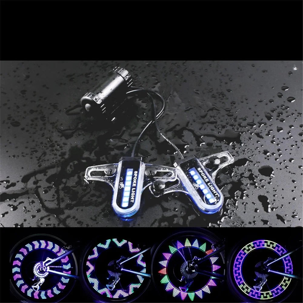 LEADBIKE LD42 Bicycle Wheel Light Waterproof Cycling Flashing Safety Bike Light Cool Decoration Flash 30 Patterns - 6