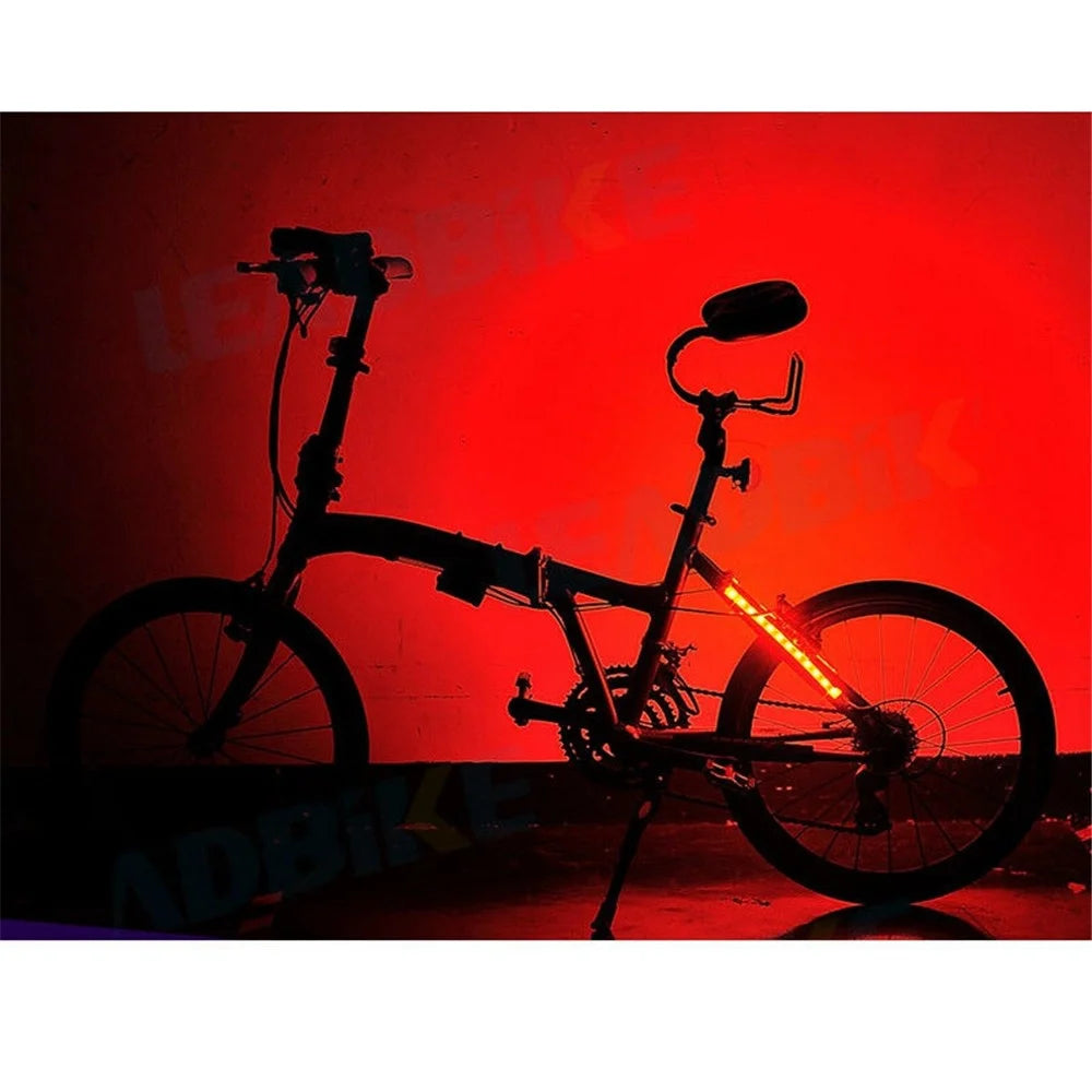 LEADBIKE A106 1 Pair Battery Powered Bicycle Frame Tube Light Bright Colorful Bike Tail Lamp LED Bike Wheel Light (Battery Not Included) - 7