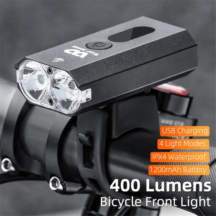 WEST BIKING Outdoor Bike Strong Light Flashlight 360 Degree Rotation Night Cycling Bicycle Safety Lamp - 2