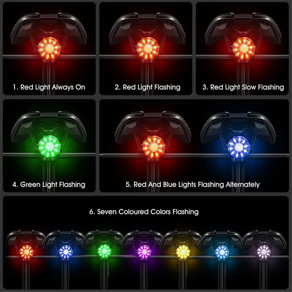 WEST BIKING YP0701331 Bright Colorful LED Bike Taillight Bicycle Smart Tail Light Cycling Accessories Safety Lamp - Install Under Seat - 4