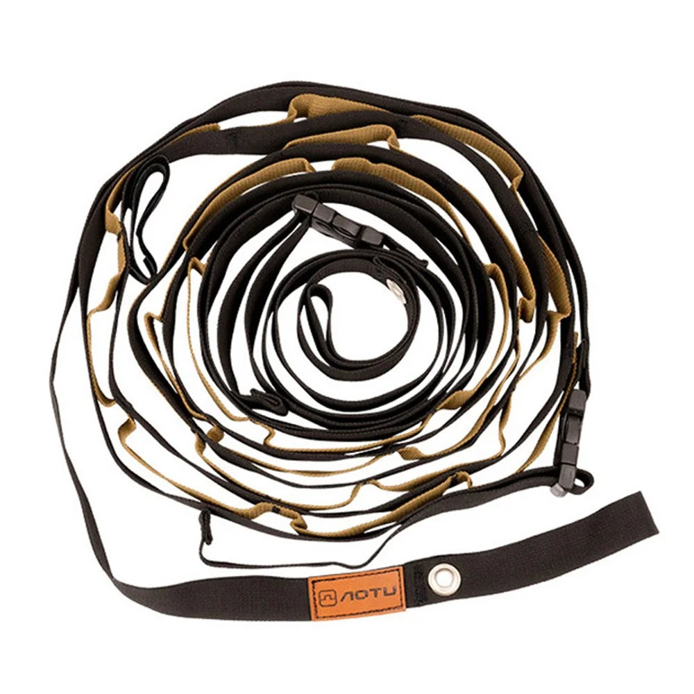 AOTU Outdoor Adjustable Tent Rope Multifunction Garden Storage Strap Clothesline Canopy Hanging Cord - 2