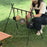 SHINETRIP A014-H0S Aluminum Alloy Picnic Cookware Triangle Hanger Rack Folding Camping Hanging Shelf, Size S - 4