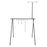 SHINETRIP A352 Aluminum Alloy Campfire Cooking Stand Set with Lamp Hanger Camping Cookware Hooks - Black - 1
