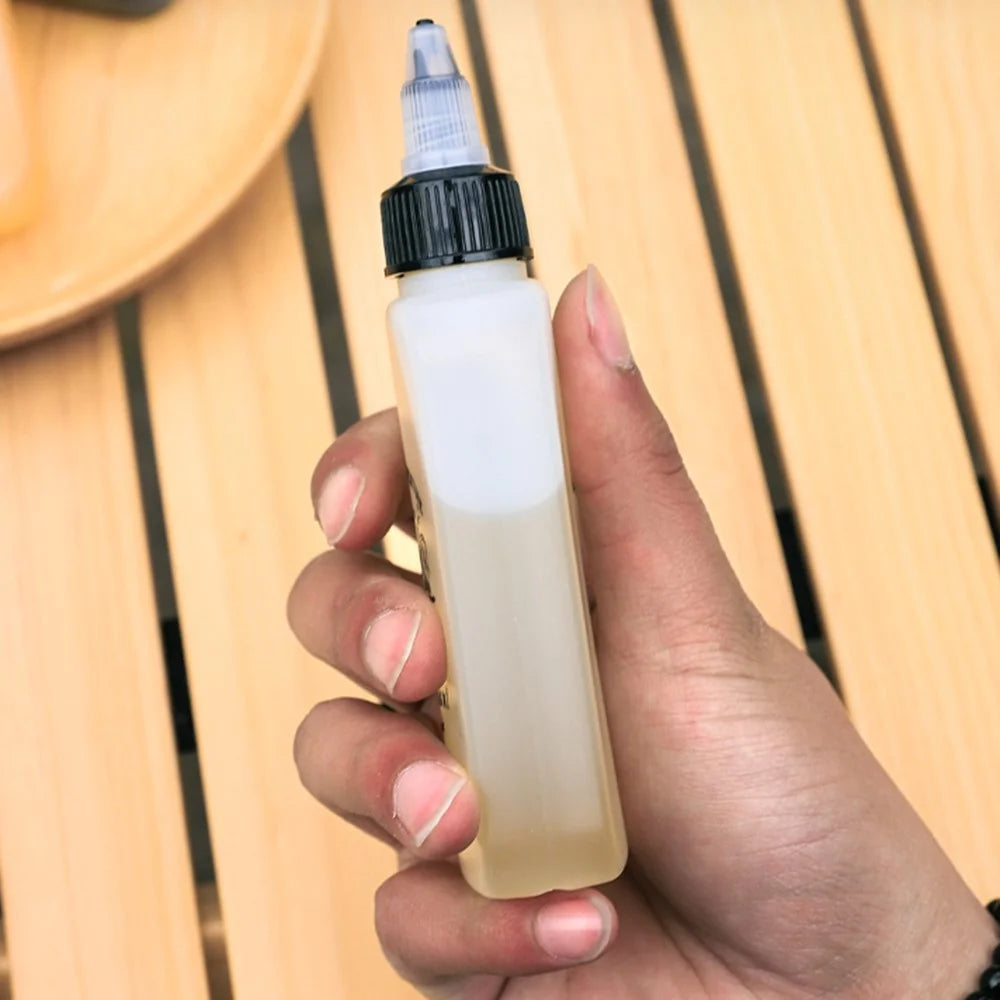 HIKE MOUNT 120ml Outdoor Picnic Barbecue Plastic Oil Bottle Portable Soy Sauce Vinegar Oil Container (No FDA Certification, BPA Free) - 3