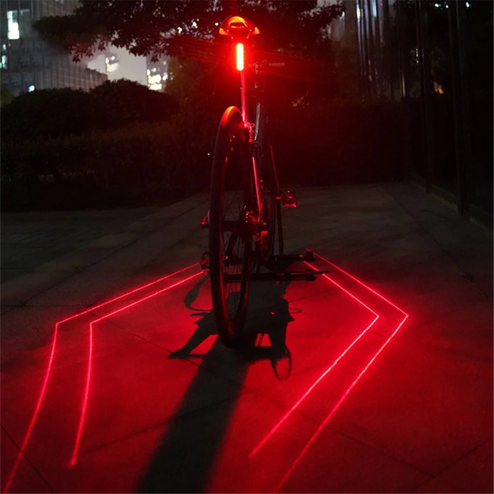WEST BIKING LD80 USB Style 3 Modes Bicycle Taillight Bike Rear Lamp Safety Warning Light - 6