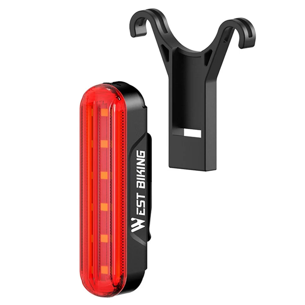WEST BIKING LD80-ls Laser Brake Sensor Style Bike Rear Lamp 5 Modes Bicycle Smart Brake Taillight - 1