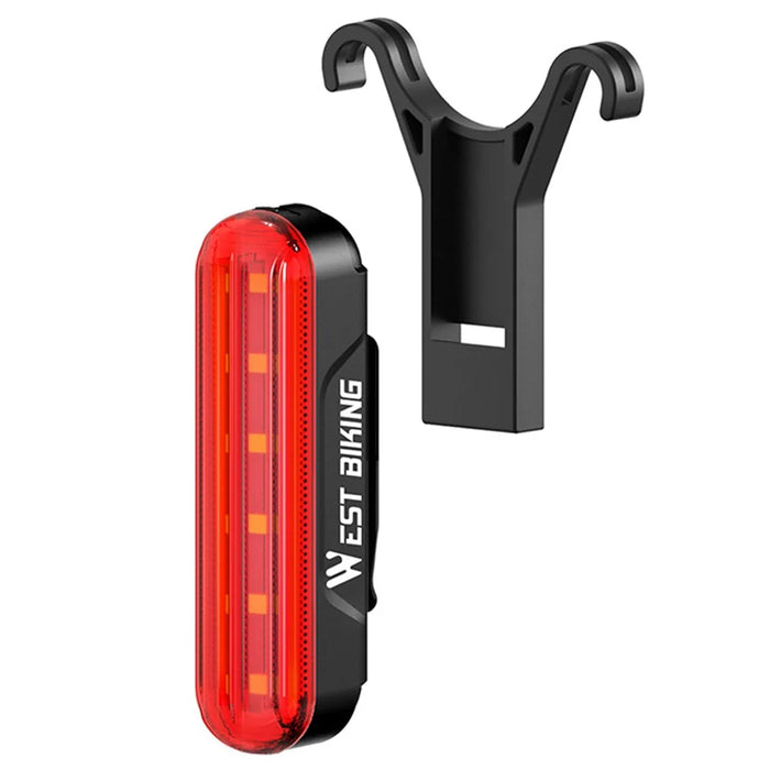 WEST BIKING LD80-s Brake Sensor Style Bike Rear Lamp Bicycle Smart Brake Taillight 3 Modes Warning Light - 1