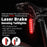 WEST BIKING LD80-s Brake Sensor Style Bike Rear Lamp Bicycle Smart Brake Taillight 3 Modes Warning Light - 4