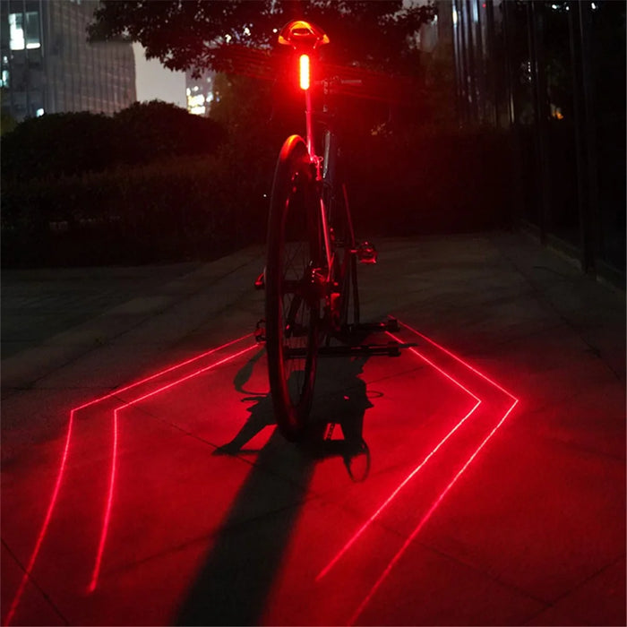 WEST BIKING LD80-s Brake Sensor Style Bike Rear Lamp Bicycle Smart Brake Taillight 3 Modes Warning Light - 5