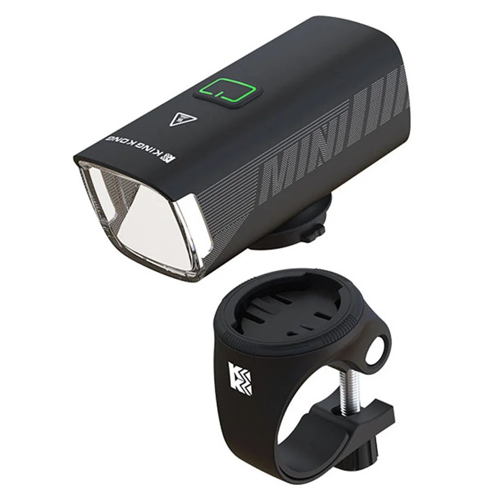 KINGKONG L100-X7 Mini 800LM Metal Bike Headlight Outdoor Cycling Bicycle Light Bicycle Safety Lamp with Lock Base - 1