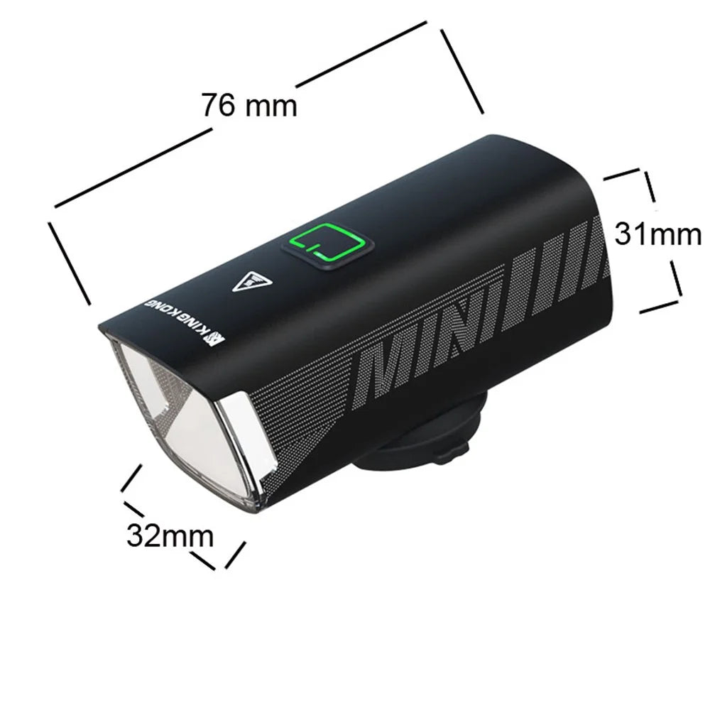 KINGKONG L100-X7 Mini 800LM Metal Bike Headlight Outdoor Cycling Bicycle Light Bicycle Safety Lamp with Lock Base - 3