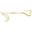 COOL CAMP CF-D3008 Light Stand Holder Hook Portable Tent Pole Lamp Hanger Camping Lantern Hanger - 22mm / Khaki - 1