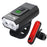 WEST BIKING YP0701384 Night Cycling Bicycle Headlight Digital Display Bike Front Light with Tail Light - 1