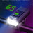 WEST BIKING YP0701384 Night Cycling Bicycle Headlight Digital Display Bike Front Light with Tail Light - 2