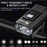 WEST BIKING YP0701384 Night Cycling Bicycle Headlight Digital Display Bike Front Light with Tail Light - 4