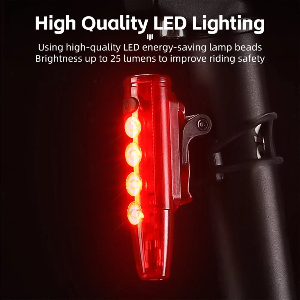 WEST BIKING YP0701377 Bike Tail Light Waterproof Smart Brake Induction Cycling Warning Rear Lamp (with Dual Mount Bracket) - 7