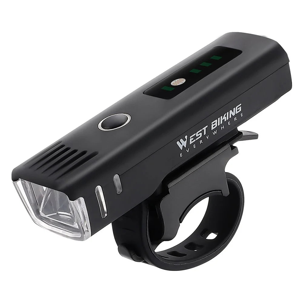 WEST BIKING Intelligent Light Sensing Bicycle Headlight IPX4 Waterproof Bike Front Light Portable Flashlight - 1