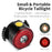 WEST BIKING YP0701397 Waterproof Bike Cycling LED Tail Light Road MTB Bicycle Warning Lamp - 2