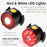 WEST BIKING YP0701397 Waterproof Bike Cycling LED Tail Light Road MTB Bicycle Warning Lamp - 3