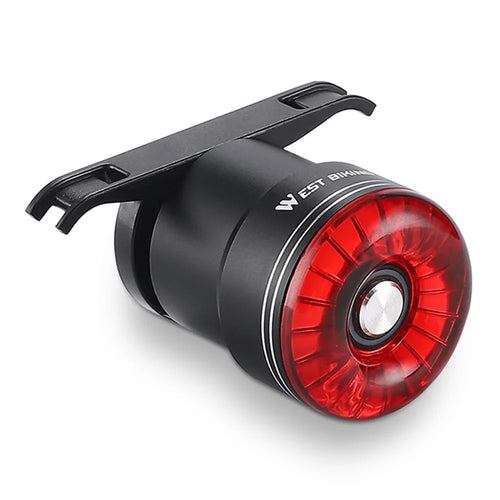 WEST BIKING W4S Intelligent Taillight Bicycle Brake Sensor Cycling Tail Lights - Red / Arc - 1
