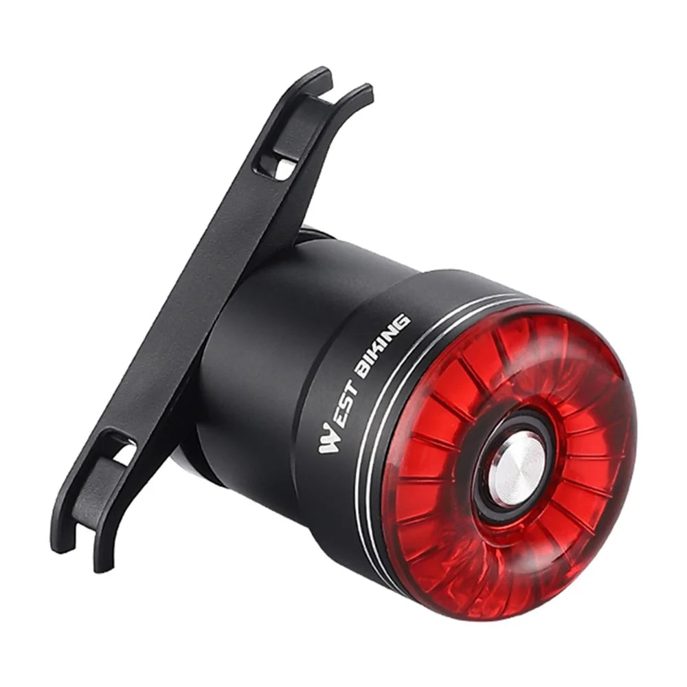 WEST BIKING W4S Intelligent Taillight Bicycle Brake Sensor Cycling Tail Lights - Red / Arc - 2