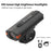 WEST BIKING YP0701407 Plastic Bicycle Headlight 400LM Night Cycling Torch Bike Front Light - Black - 2