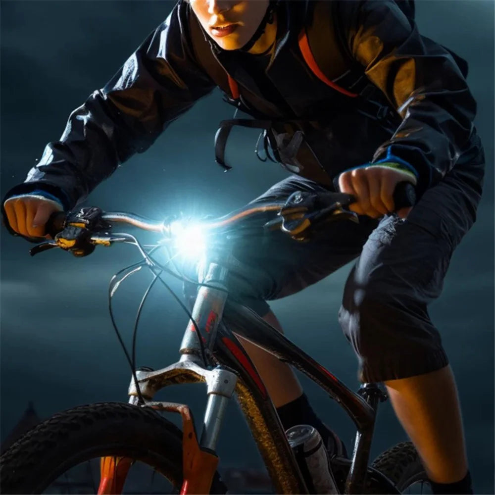 ROCKBROS RHL1500D Bicycle Front Light 5000mAh MTB Headlight Road Bike Night Lights Cycling Equipment - 7