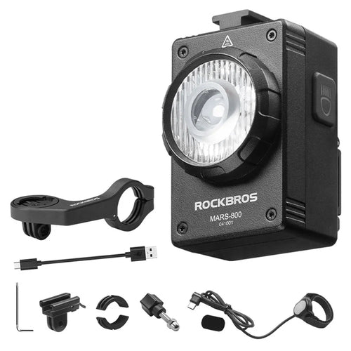 ROCKBROS MARS-800 Bicycle Light 800LM Hoisting Front Lamp Mountain Road Bike Night Riding Equipment - 1