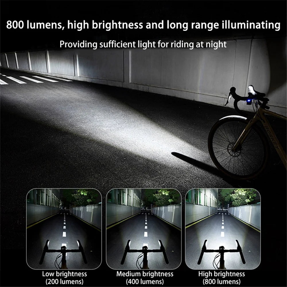 ROCKBROS MARS-800 Bicycle Light 800LM Hoisting Front Lamp Mountain Road Bike Night Riding Equipment - 5
