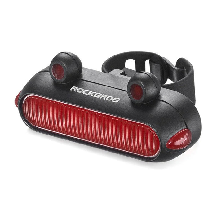 ROCKBROS RFL02 LED Bike Tail Light Frog Bicycle Rear Cycling Safety Flashlight Brake Light - Black - 1