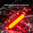 ROCKBROS RFL02 LED Bike Tail Light Frog Bicycle Rear Cycling Safety Flashlight Brake Light - Black - 5
