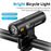 WEST BIKING YP0701400 2000 Lumen Bright LED Bike Front Light Rechargeable Night Cycling Safety Torch - 4