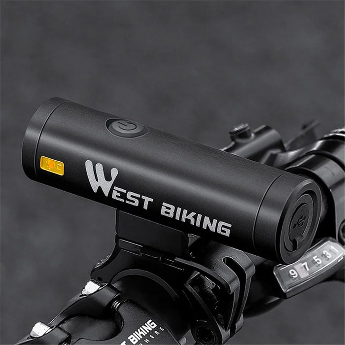 WEST BIKING YP0701400 2000 Lumen Bright LED Bike Front Light Rechargeable Night Cycling Safety Torch - 6