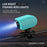 LEO 28285 LED Night Fishing Rod Lights Two-Color Light Source Integrated Waterproof Fishing Clamp Lamp - Blue - 2
