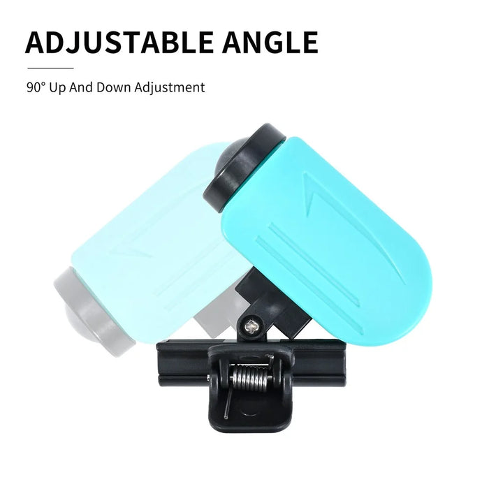 LEO 28285 LED Night Fishing Rod Lights Two-Color Light Source Integrated Waterproof Fishing Clamp Lamp - Blue - 5