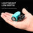 LEO 28285 LED Night Fishing Rod Lights Two-Color Light Source Integrated Waterproof Fishing Clamp Lamp - Blue - 6
