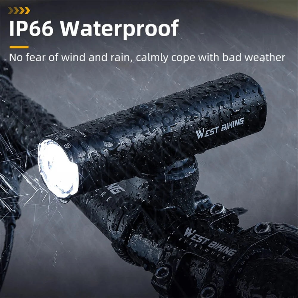 WEST BIKING M03-600 YP0701411 Rotating Bicycle Front Light Portable Bike Lamp - 7