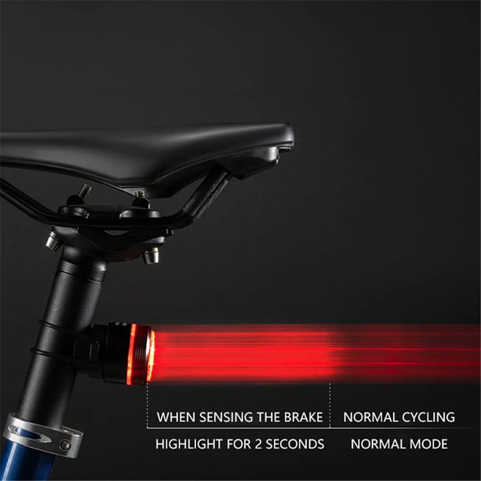 ROCKBROS BL-S2 IPX6 Waterproof 6 Modes Smart Touch Brake Sensing Bicycle Tail Light - 4