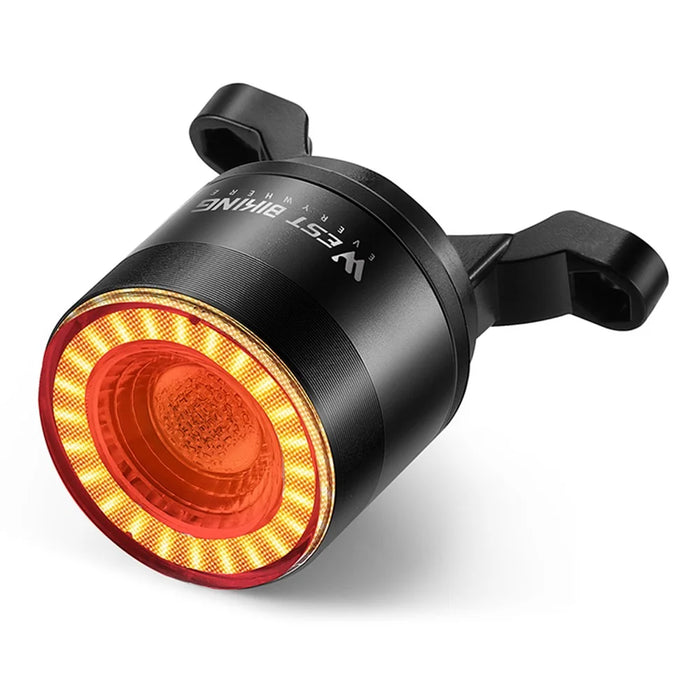 WEST BIKING YP0701420 Smart Sensing Bike Light Colorful LED MTB Taillight Warning Lamp - 1