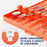 Camping BBQ Tools Silicone Mat Barbecue Grill Utensil Holder Mat - Orange - 5