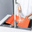 Camping BBQ Tools Silicone Mat Barbecue Grill Utensil Holder Mat - Orange - 7