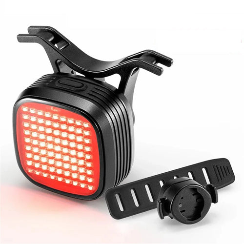 ROCKBROS R7 Waterproof Bike Cycling LED Tail Light 12 Modes Bicycle Brake Sensing Warning Lamp - 1
