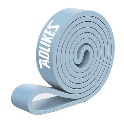 AOLIKES 3612 2080x4.5x19mm 20-60lb Resistance Band Workout Stretch Band for Muscle Strength Training, Blue - 1