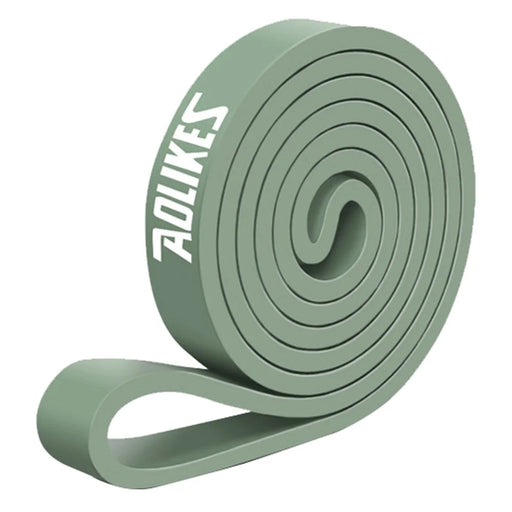 AOLIKES 3612 2080x4.5x13mm 15-35lb Resistance Band Workout Stretch Band for Muscle Strength Training, Green - 1
