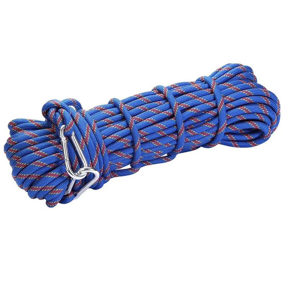 XINDA XD-S9804 20m Outdoor Static Rock Climbing Rope Emergency Escape Rope for Camping Rescue - Blue - 1