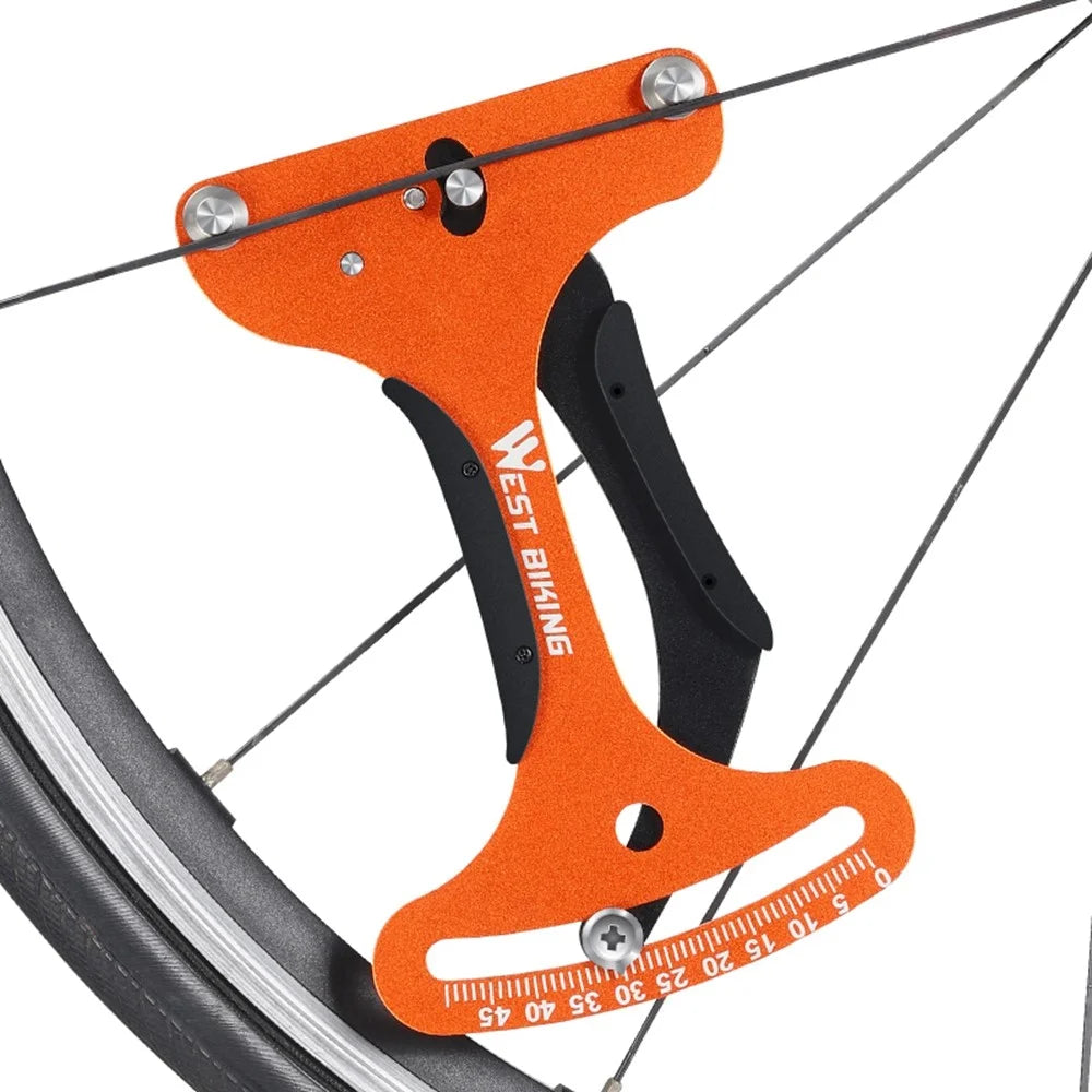 WEST BIKING YP0719281 Bicycle Tire Spoke Tension Meter Cycling MTB Road Bike Spoke Adjustment Indicator - 1