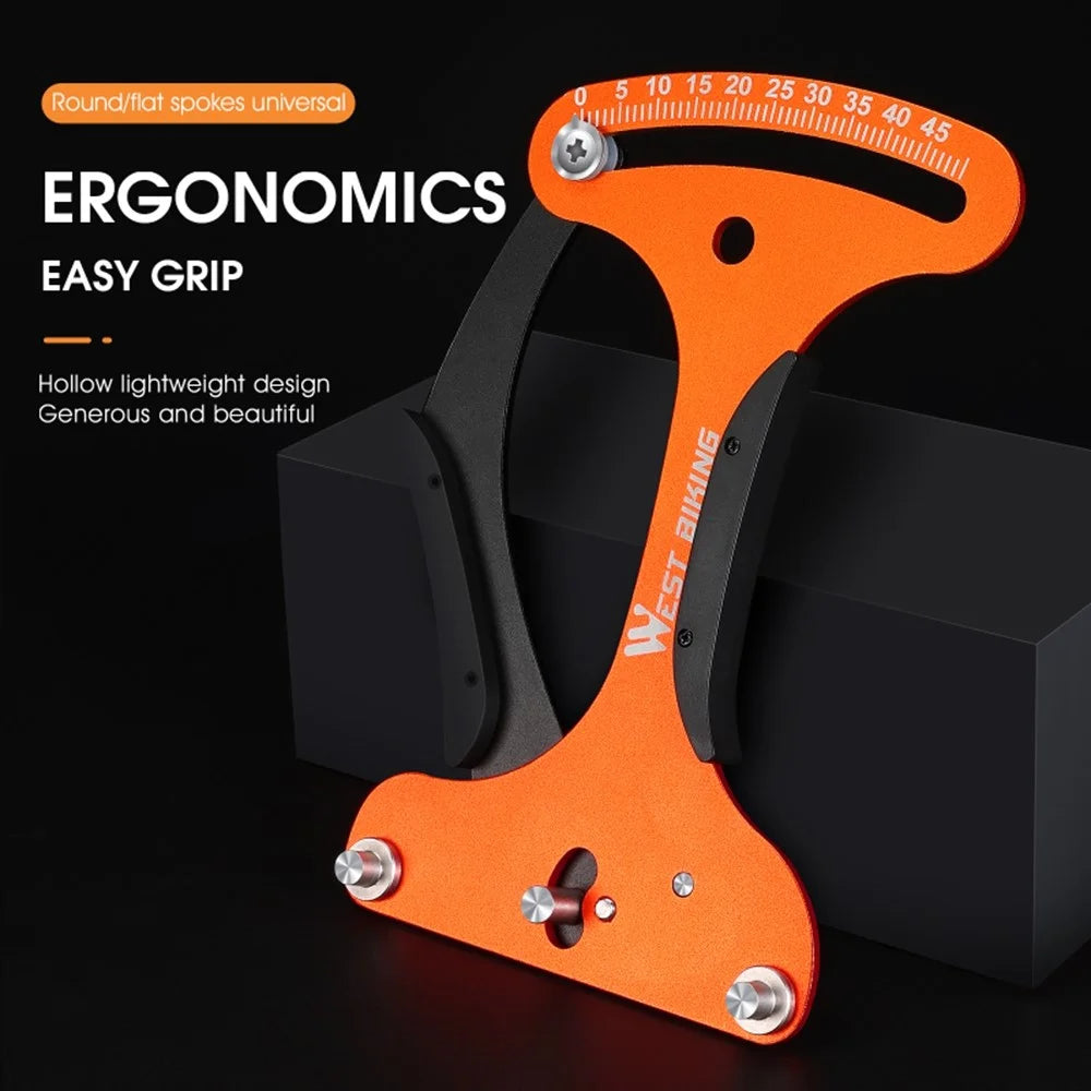WEST BIKING YP0719281 Bicycle Tire Spoke Tension Meter Cycling MTB Road Bike Spoke Adjustment Indicator - 7