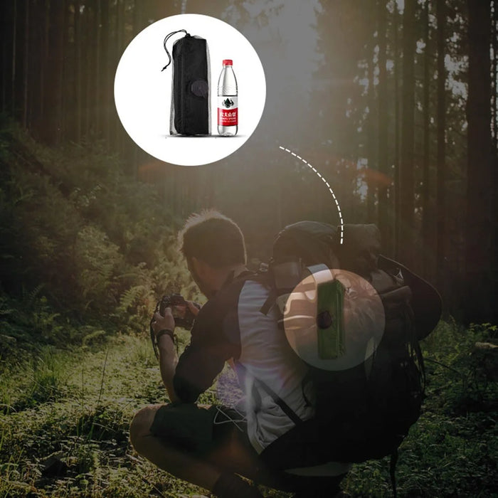 AOTU AT6628 20L Portable Shower Bag Solar Heating Shower Bag for Outdoor Camping Hiking - Black - 4